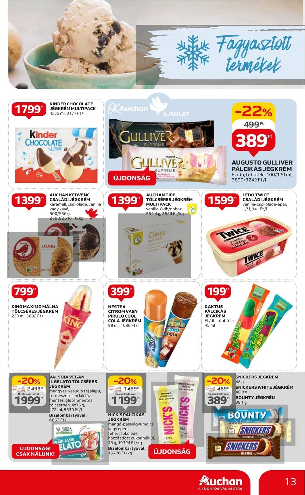 Auchan akciós újság Hipermarket 06.06–06.12 – 13. oldal