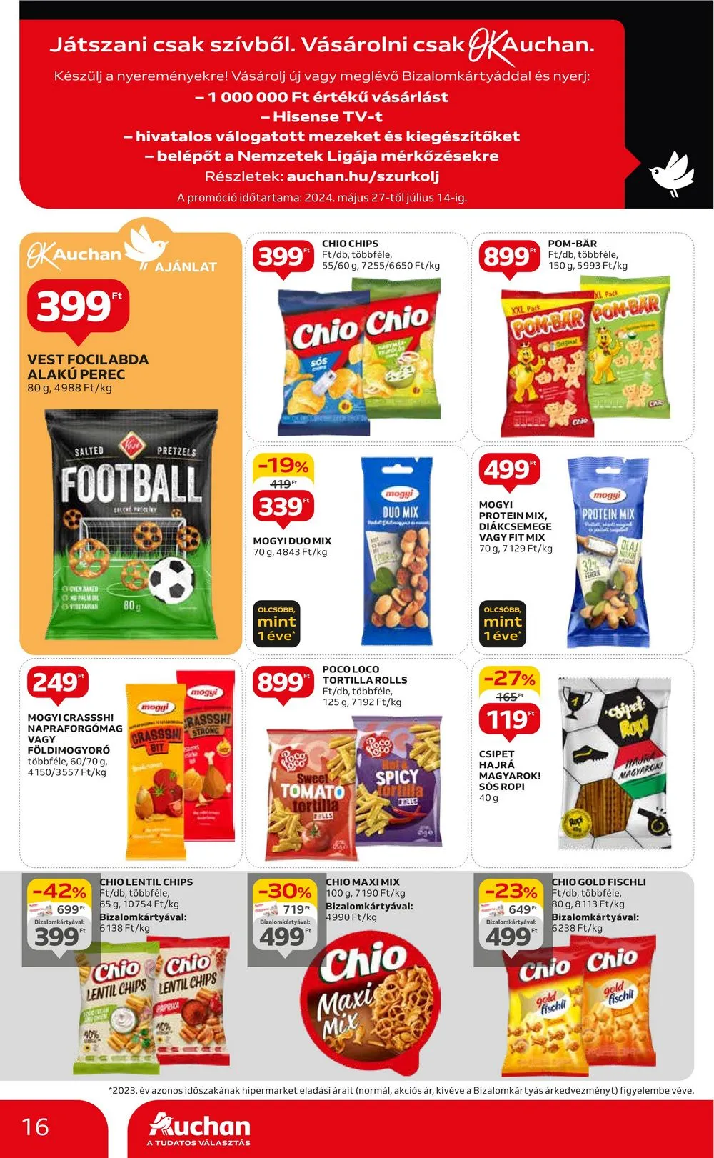 Auchan akciós újság Hipermarket 06.06–06.12 – 16. oldal