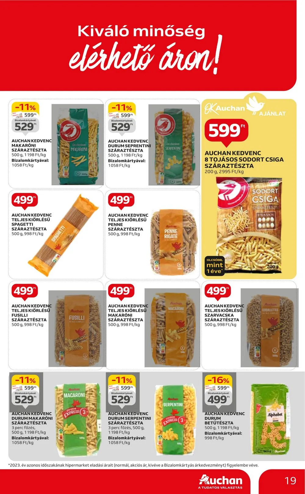 Auchan akciós újság Hipermarket 06.06–06.12 – 19. oldal