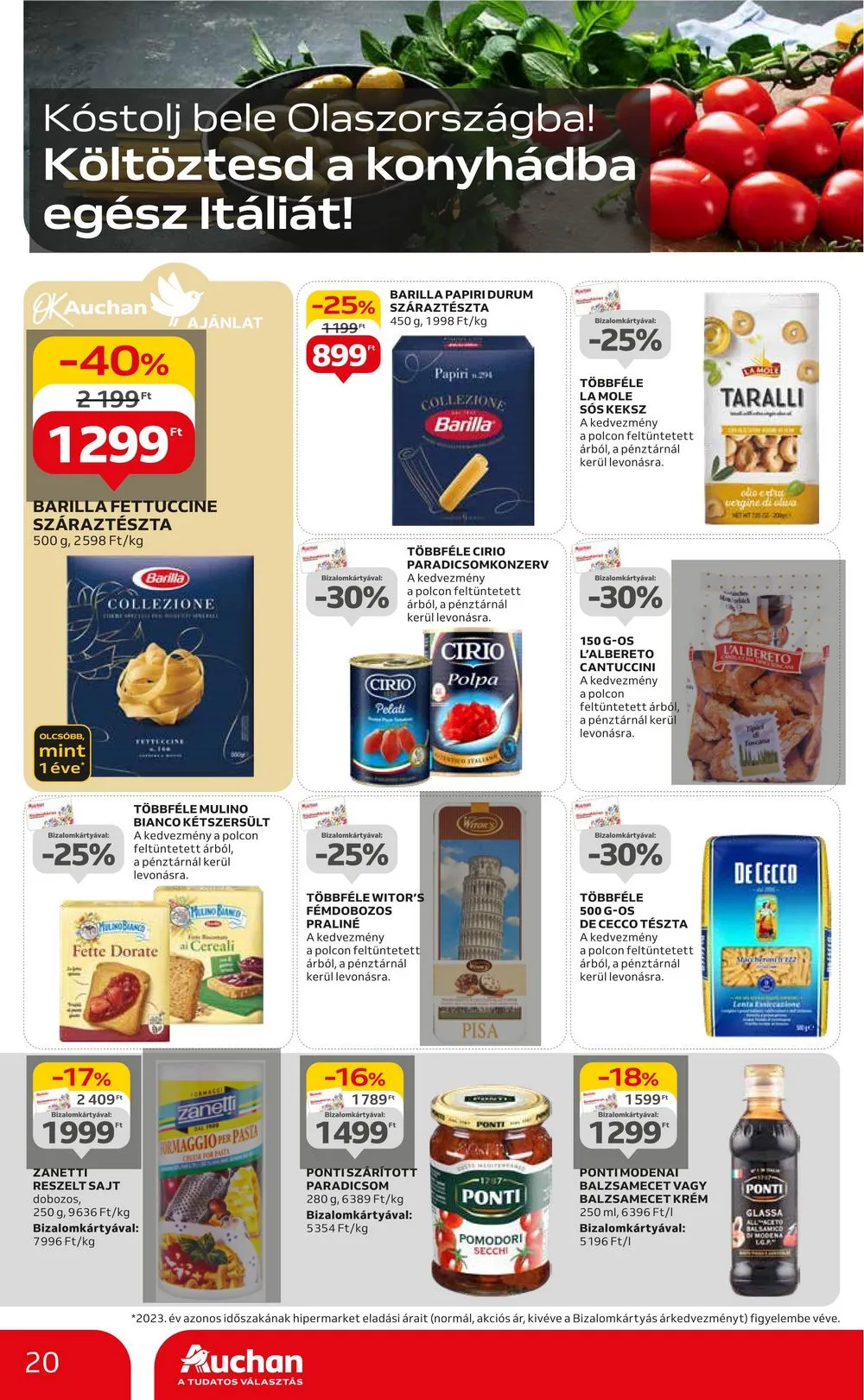 Auchan akciós újság Hipermarket 06.06–06.12 – 20. oldal