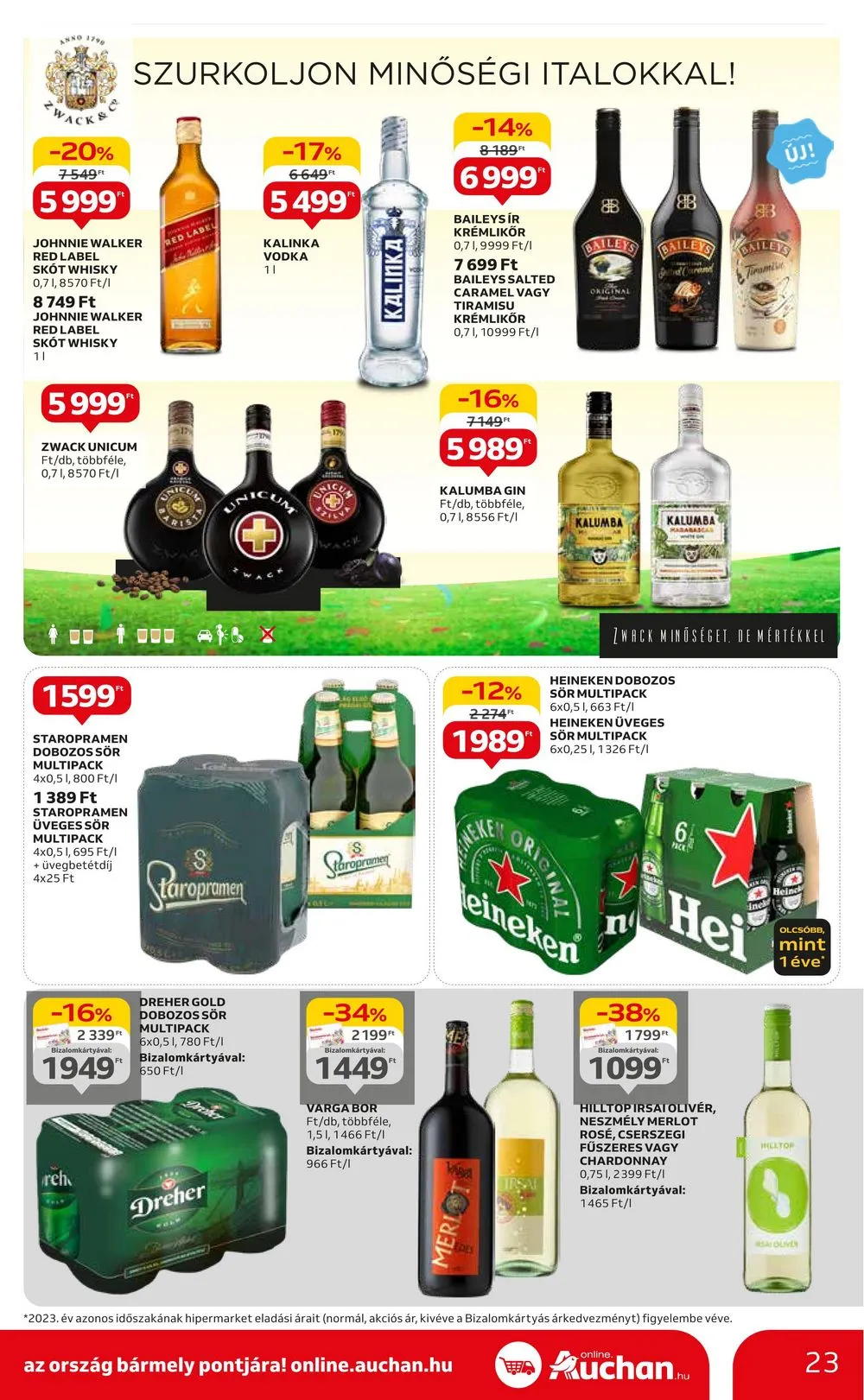 Auchan akciós újság Hipermarket 06.06–06.12 – 23. oldal