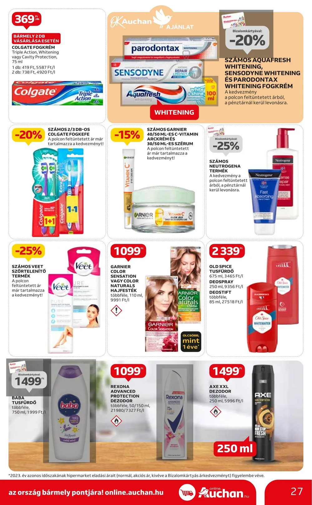 Auchan akciós újság Hipermarket 06.06–06.12 – 27. oldal