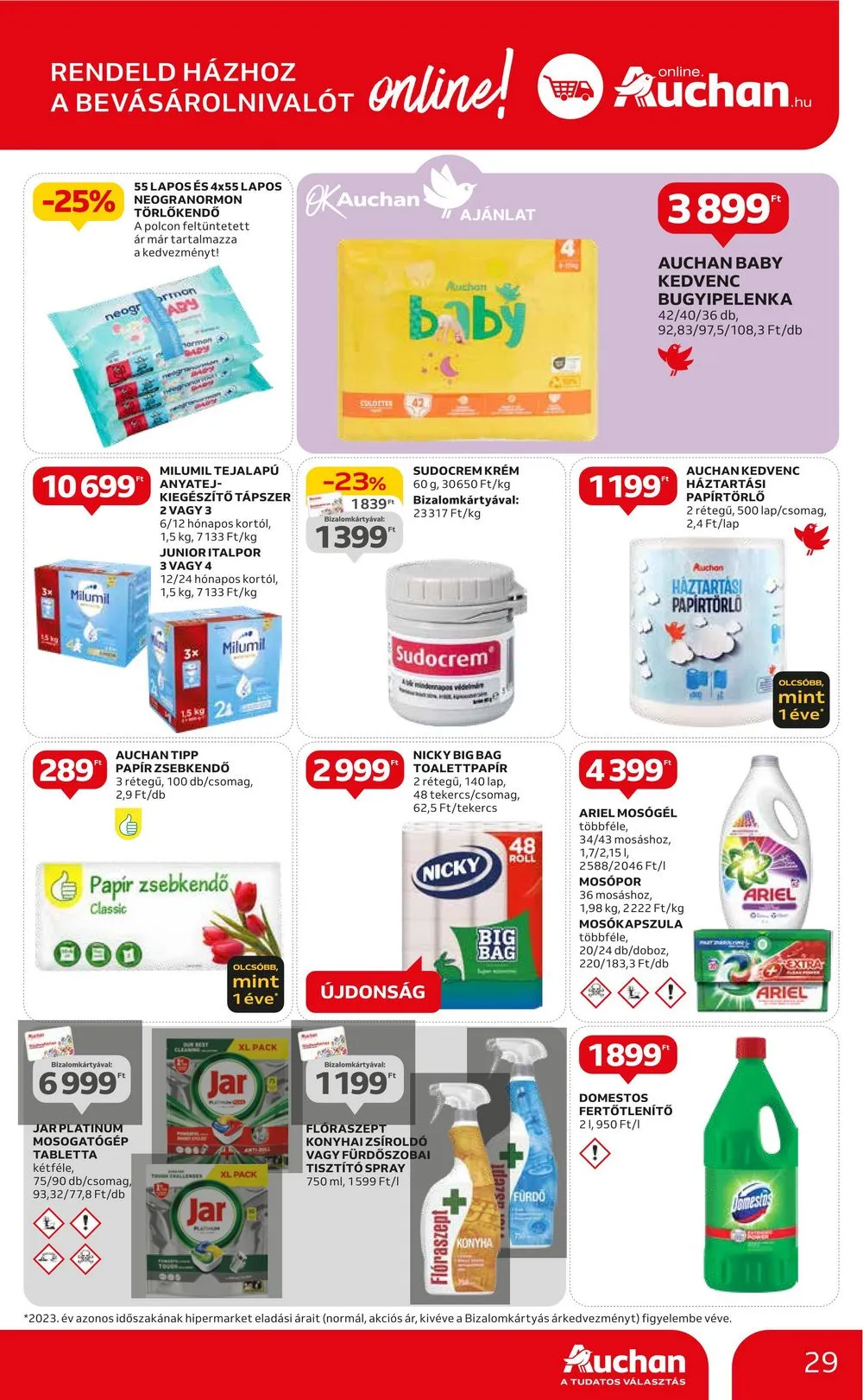 Auchan akciós újság Hipermarket 06.06–06.12 – 29. oldal