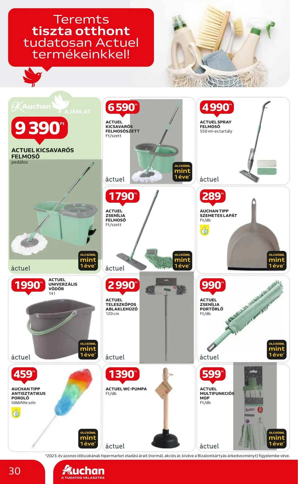 Auchan akciós újság Hipermarket 06.06–06.12 – 30. oldal