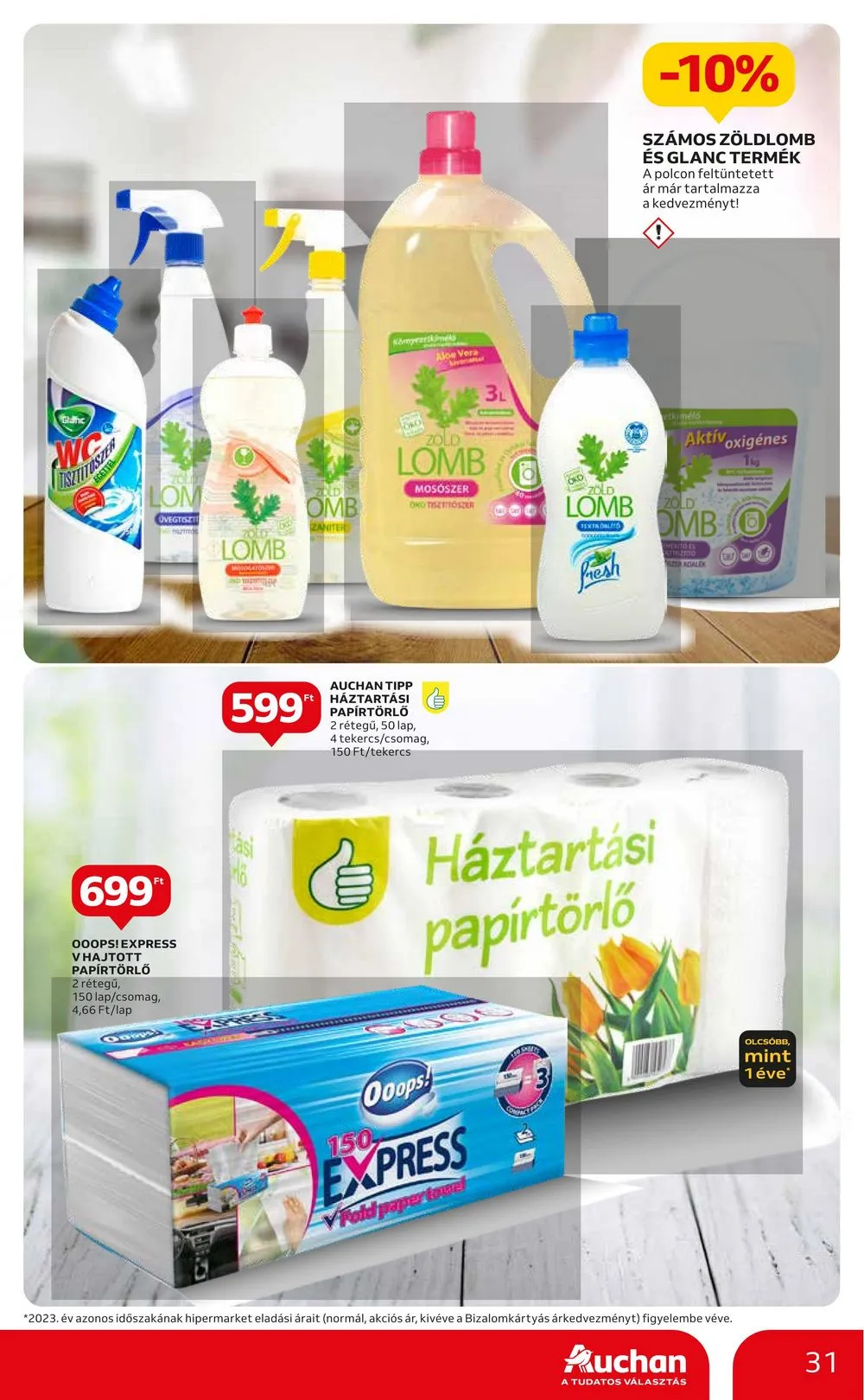 Auchan akciós újság Hipermarket 06.06–06.12 – 31. oldal