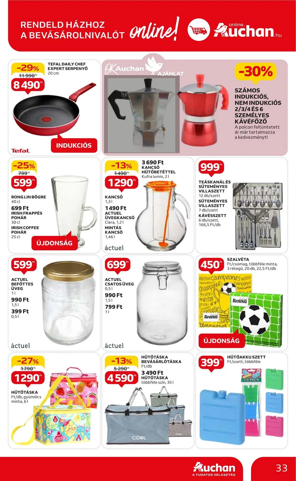 Auchan akciós újság Hipermarket 06.06–06.12 – 33. oldal