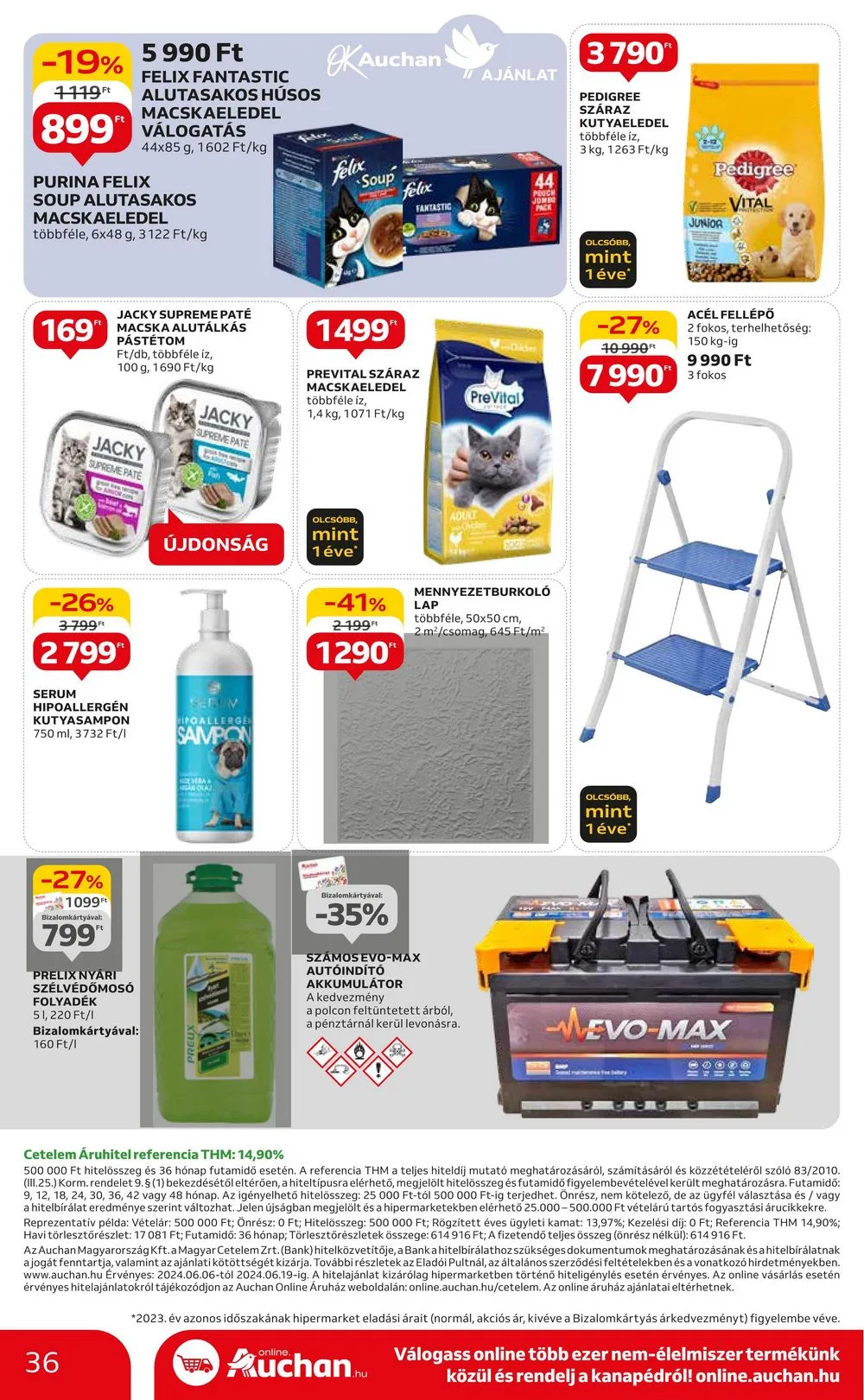 Auchan akciós újság Hipermarket 06.06–06.12 – 36. oldal