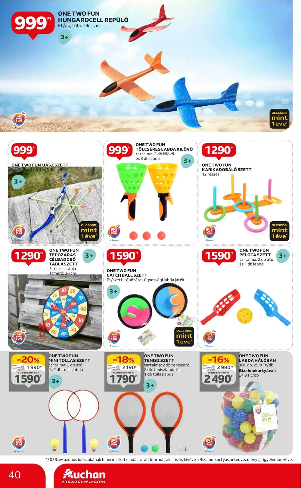 Auchan akciós újság Hipermarket 06.06–06.12 – 40. oldal
