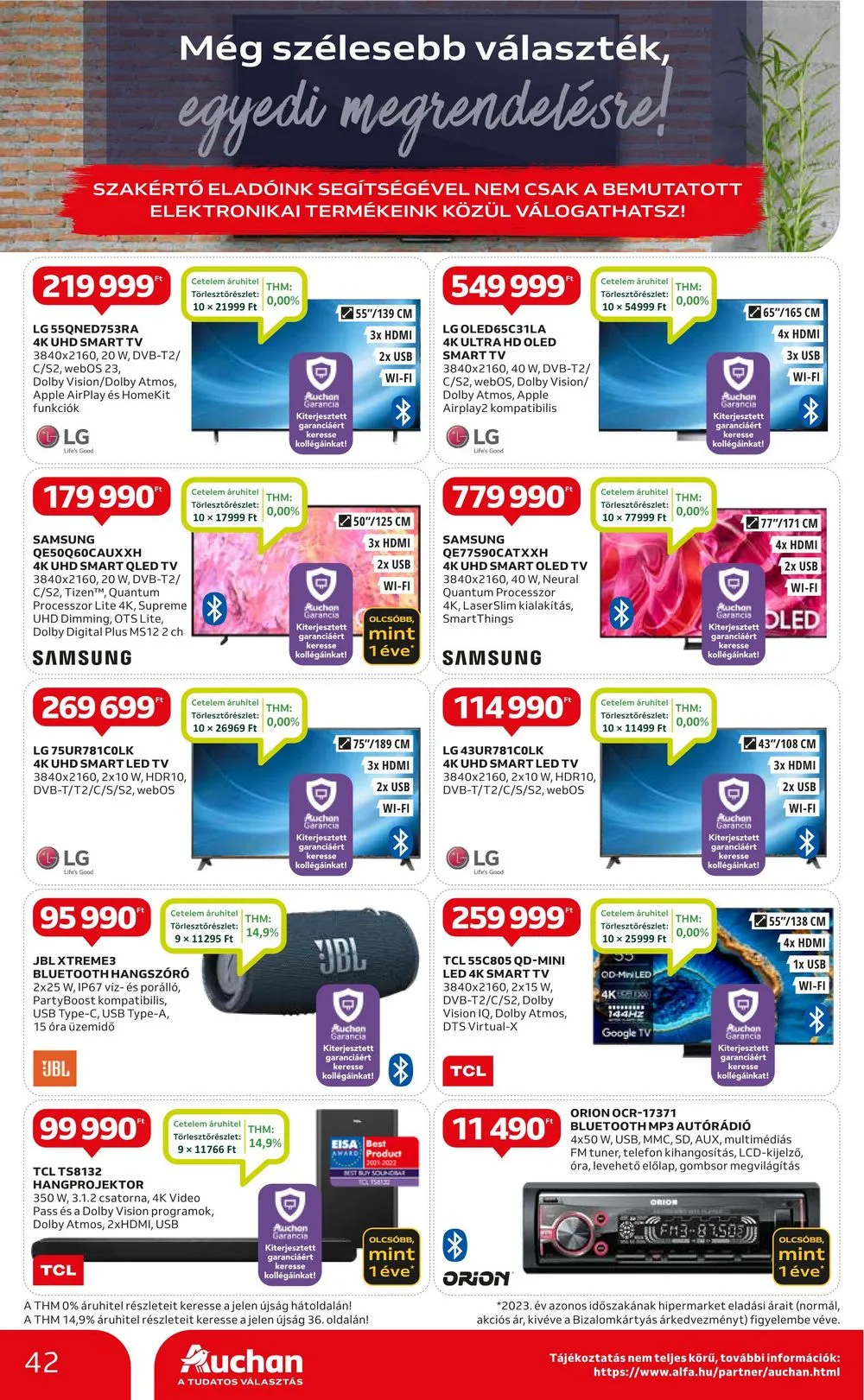Auchan akciós újság Hipermarket 06.06–06.12 – 42. oldal