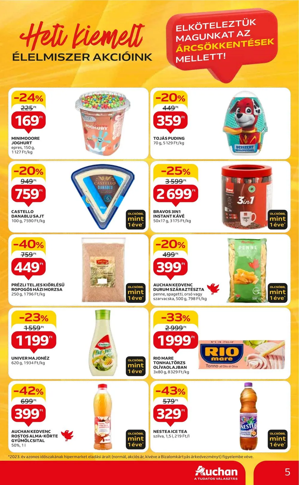 Auchan akciós újság Hipermarket 06.06–06.12 – 5. oldal