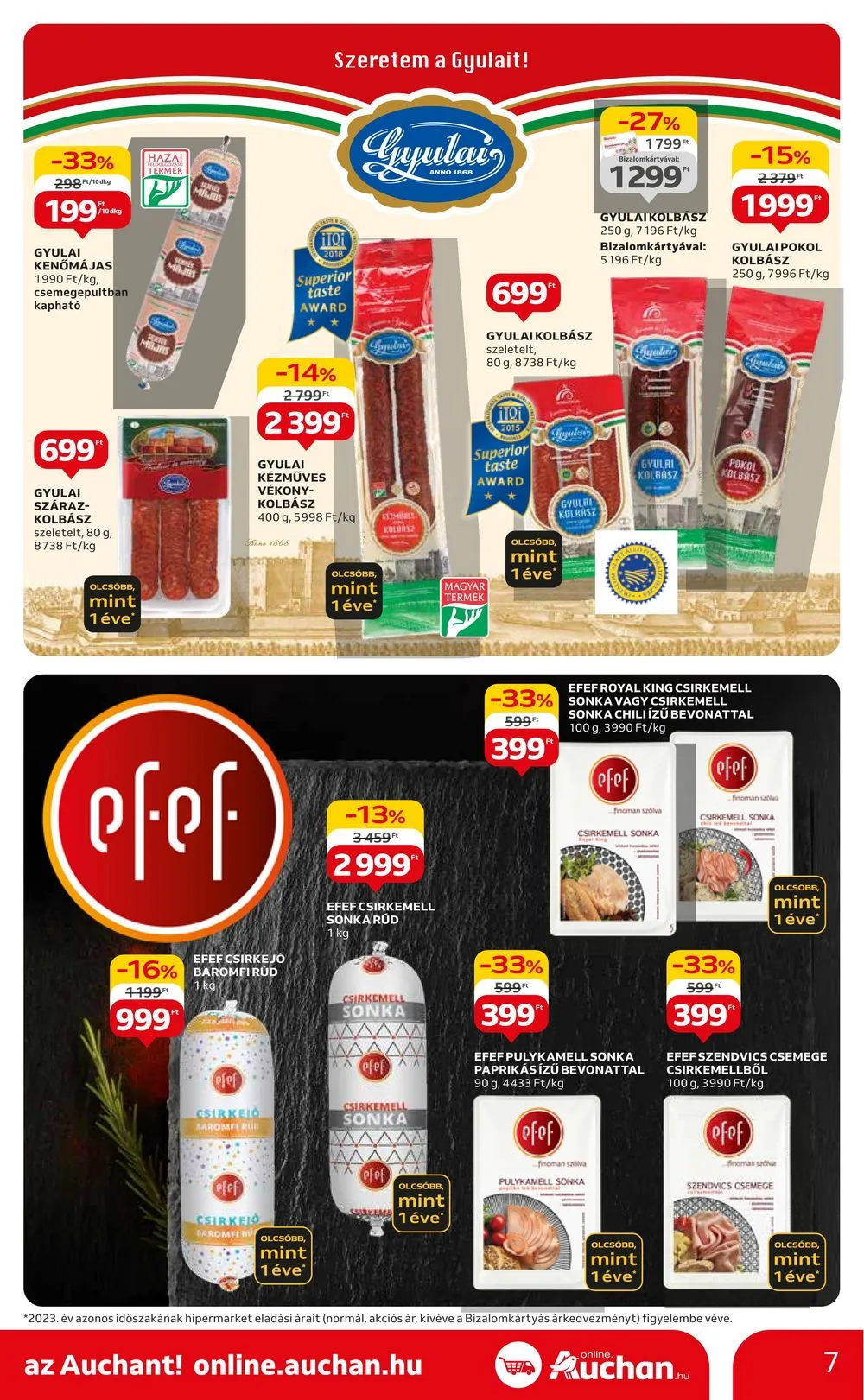 Auchan akciós újság Hipermarket 06.06–06.12 – 7. oldal