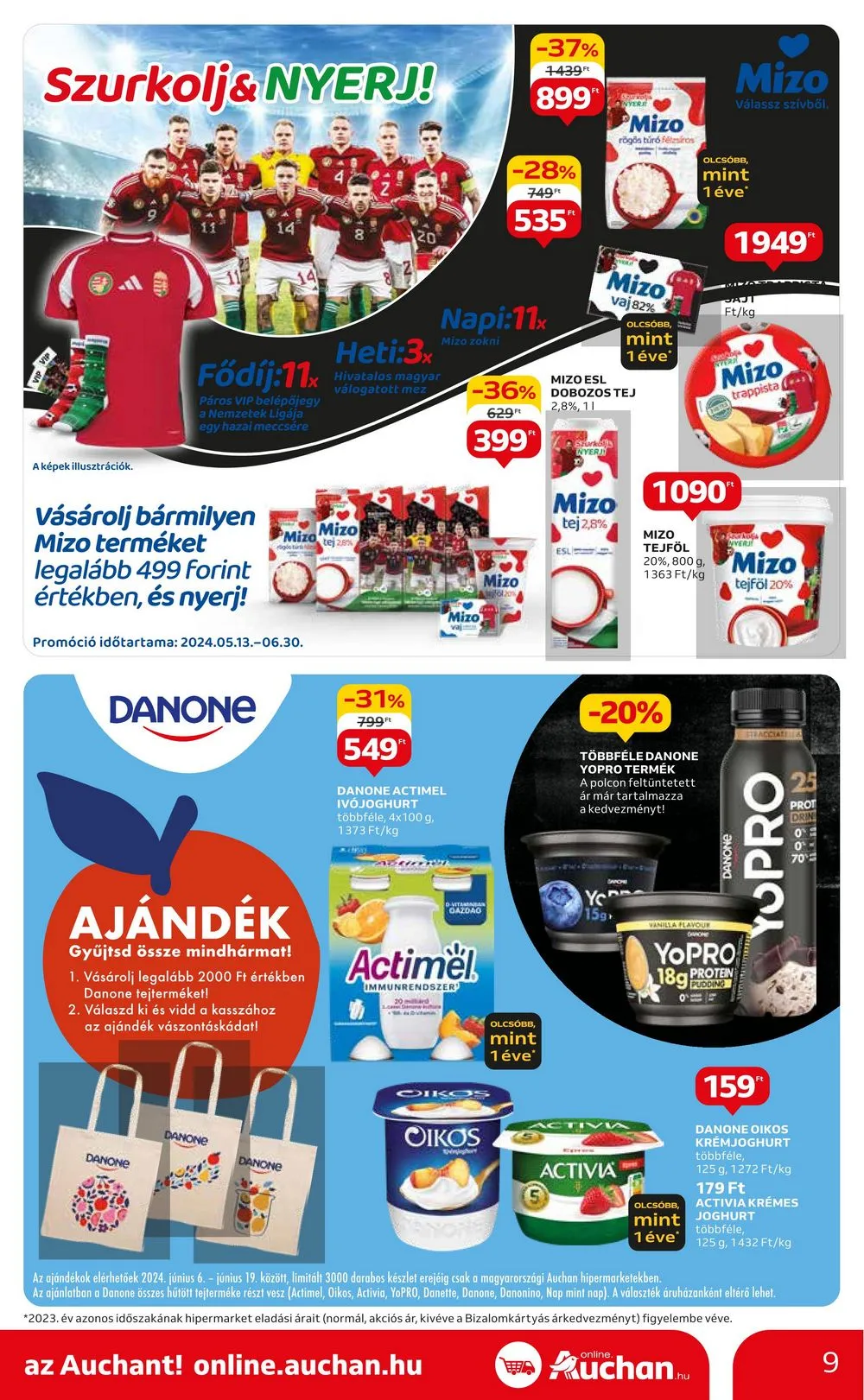 Auchan akciós újság Hipermarket 06.06–06.12 – 9. oldal