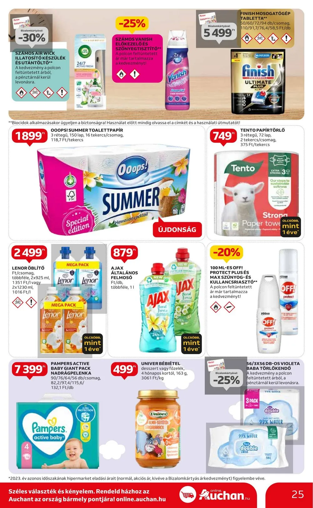 Auchan akciós újság Hipermarket 06.13–06.20 – 25. oldal