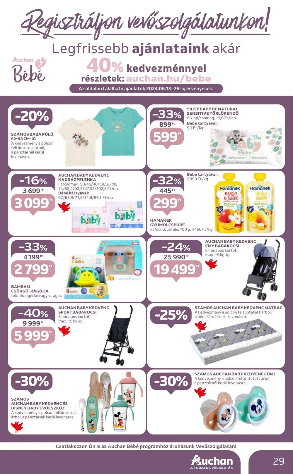 Auchan akciós újság Hipermarket 06.13–06.20 – 29. oldal