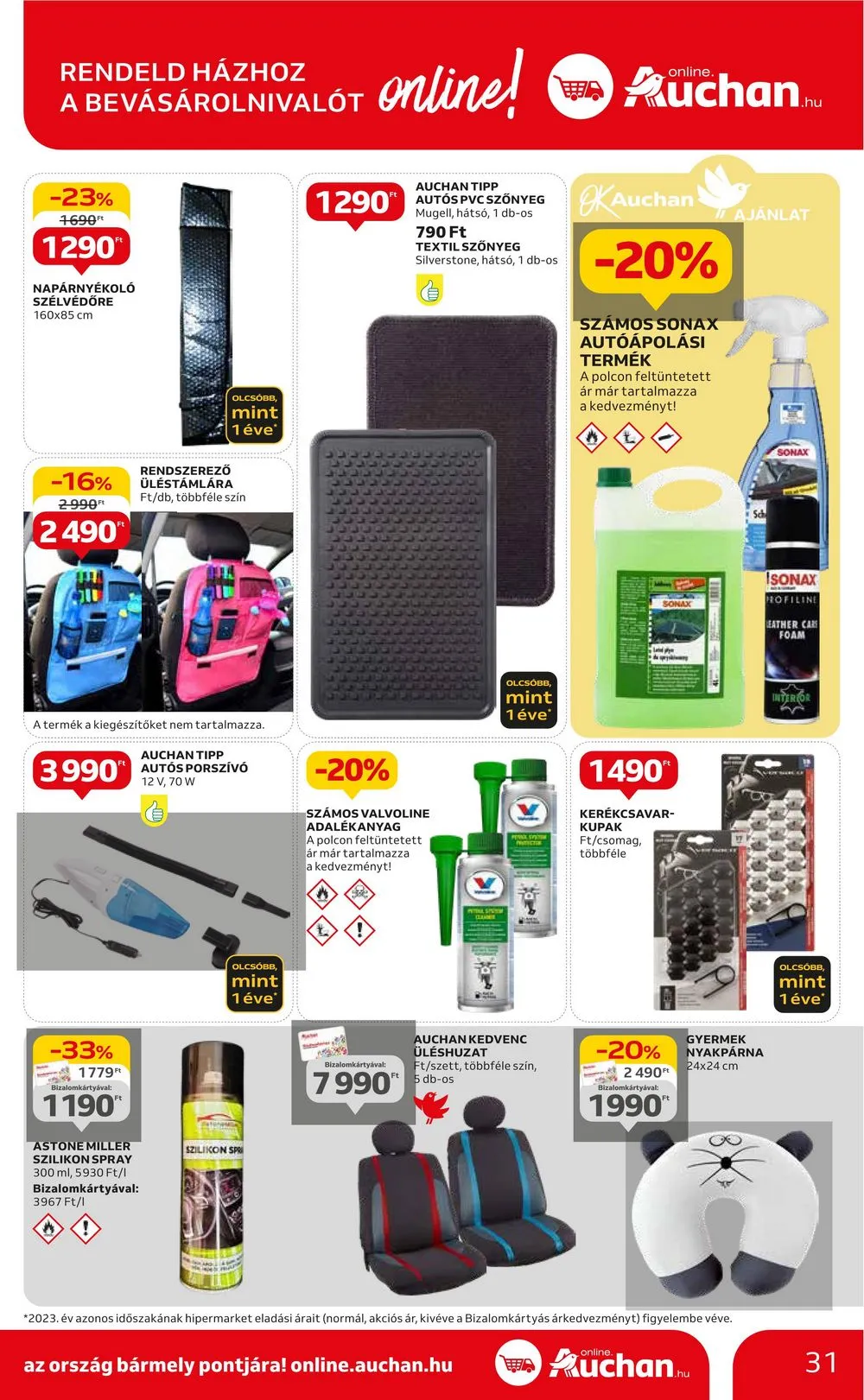 Auchan akciós újság Hipermarket 06.13–06.20 – 31. oldal