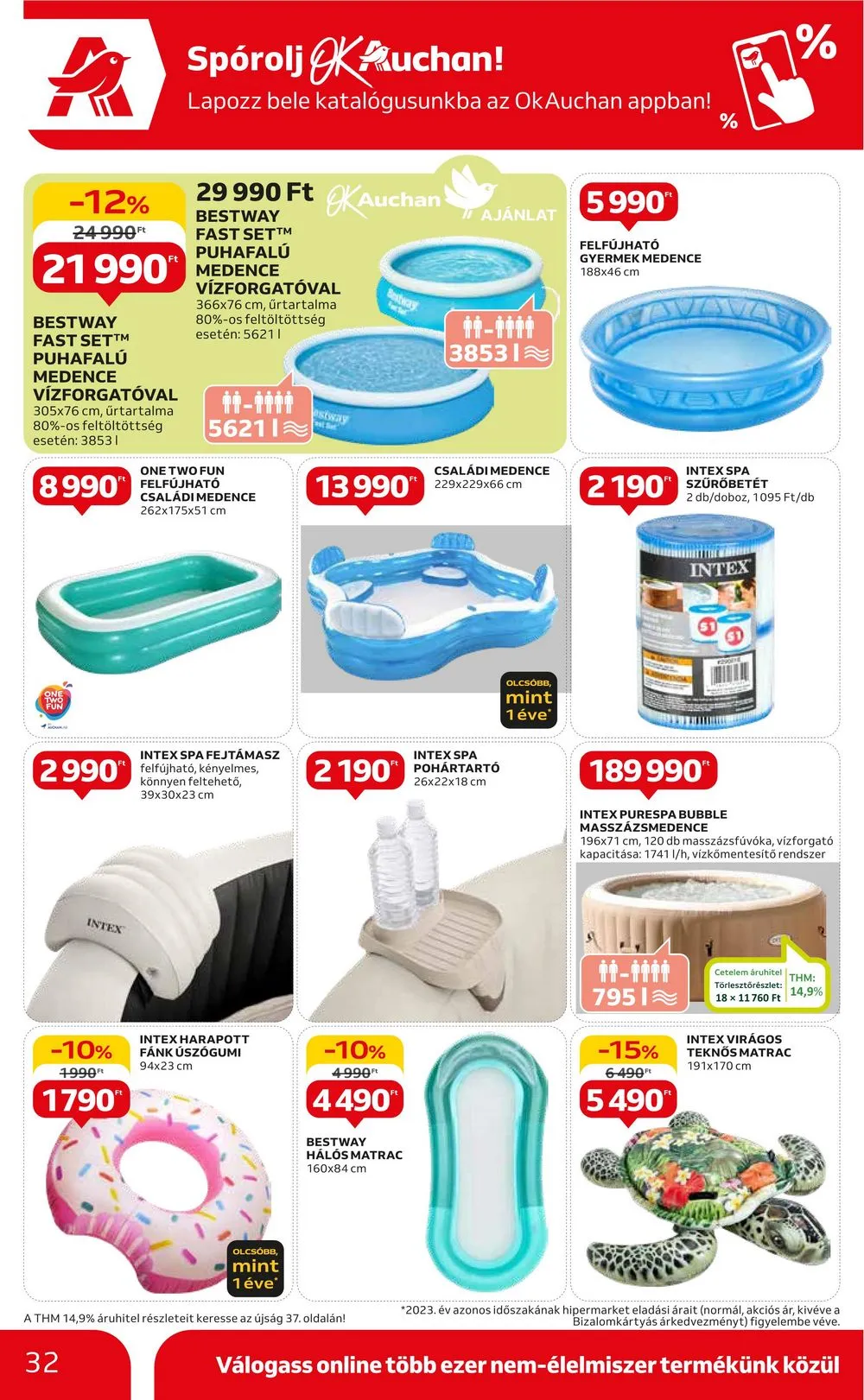 Auchan akciós újság Hipermarket 06.13–06.20 – 32. oldal