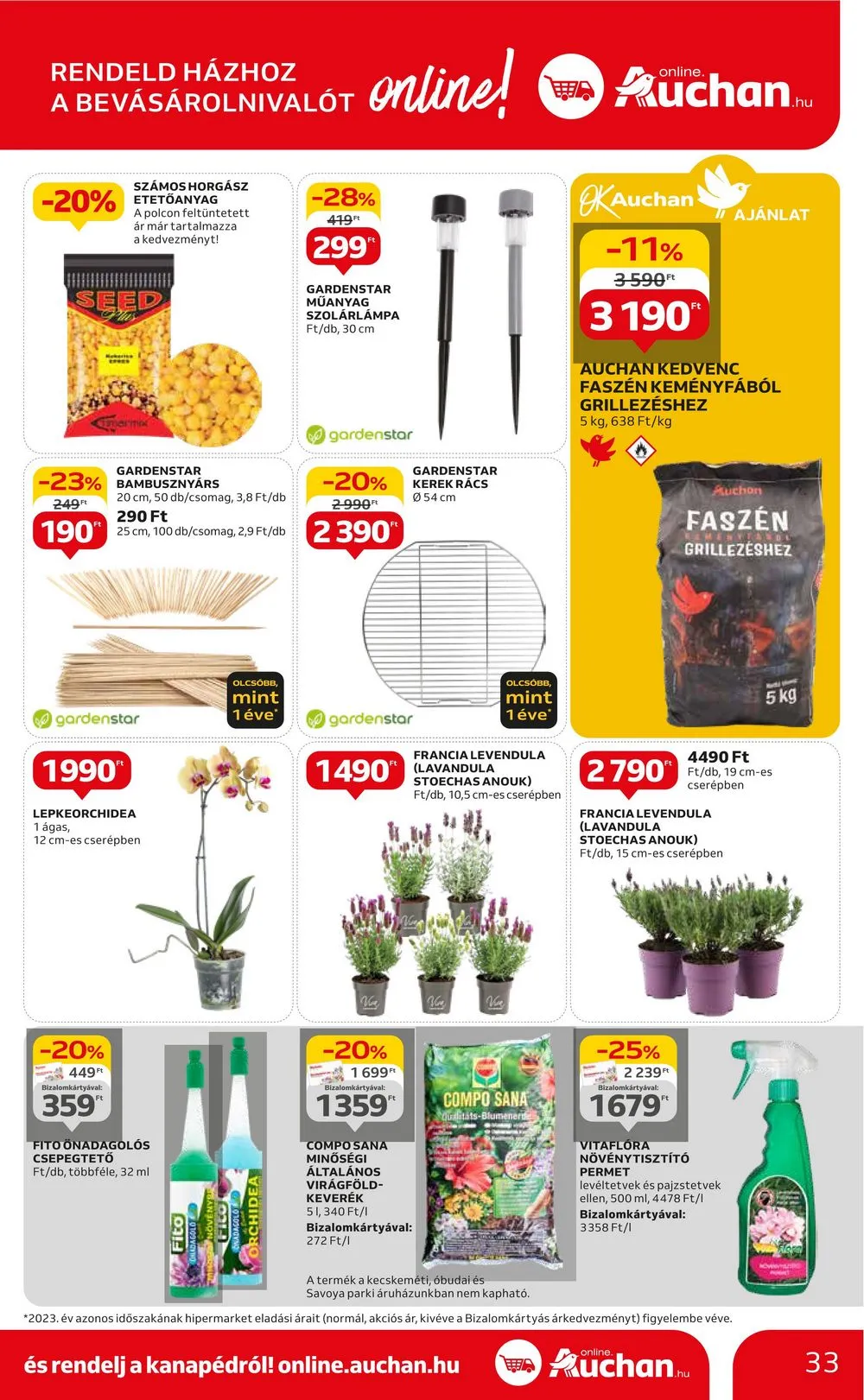 Auchan akciós újság Hipermarket 06.13–06.20 – 33. oldal