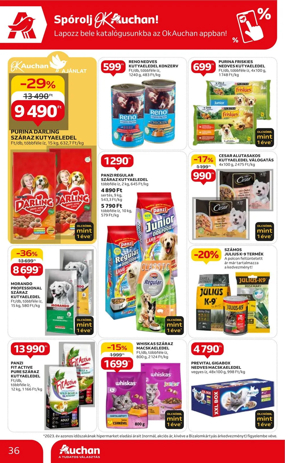 Auchan akciós újság Hipermarket 06.13–06.20 – 36. oldal