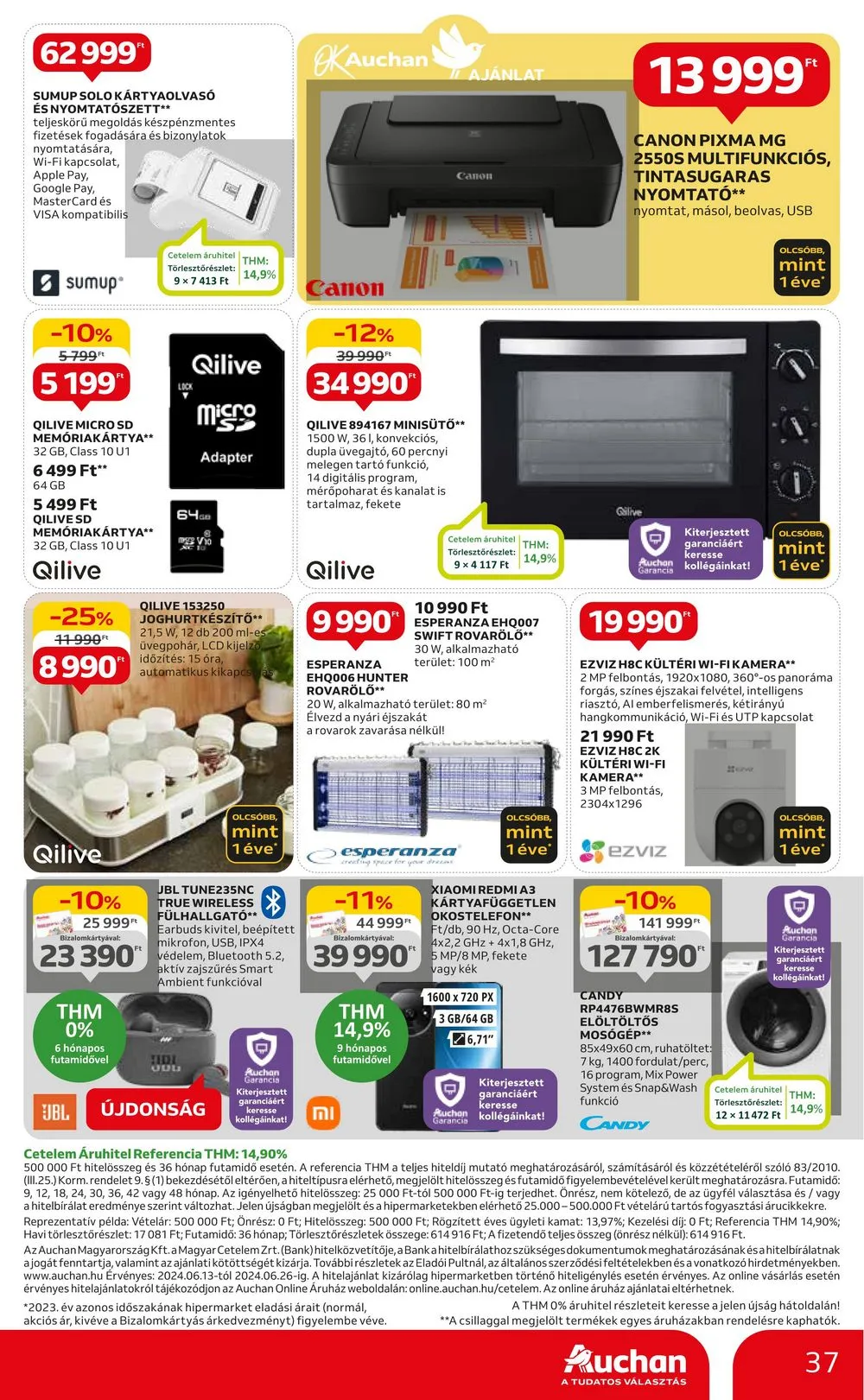 Auchan akciós újság Hipermarket 06.13–06.20 – 37. oldal