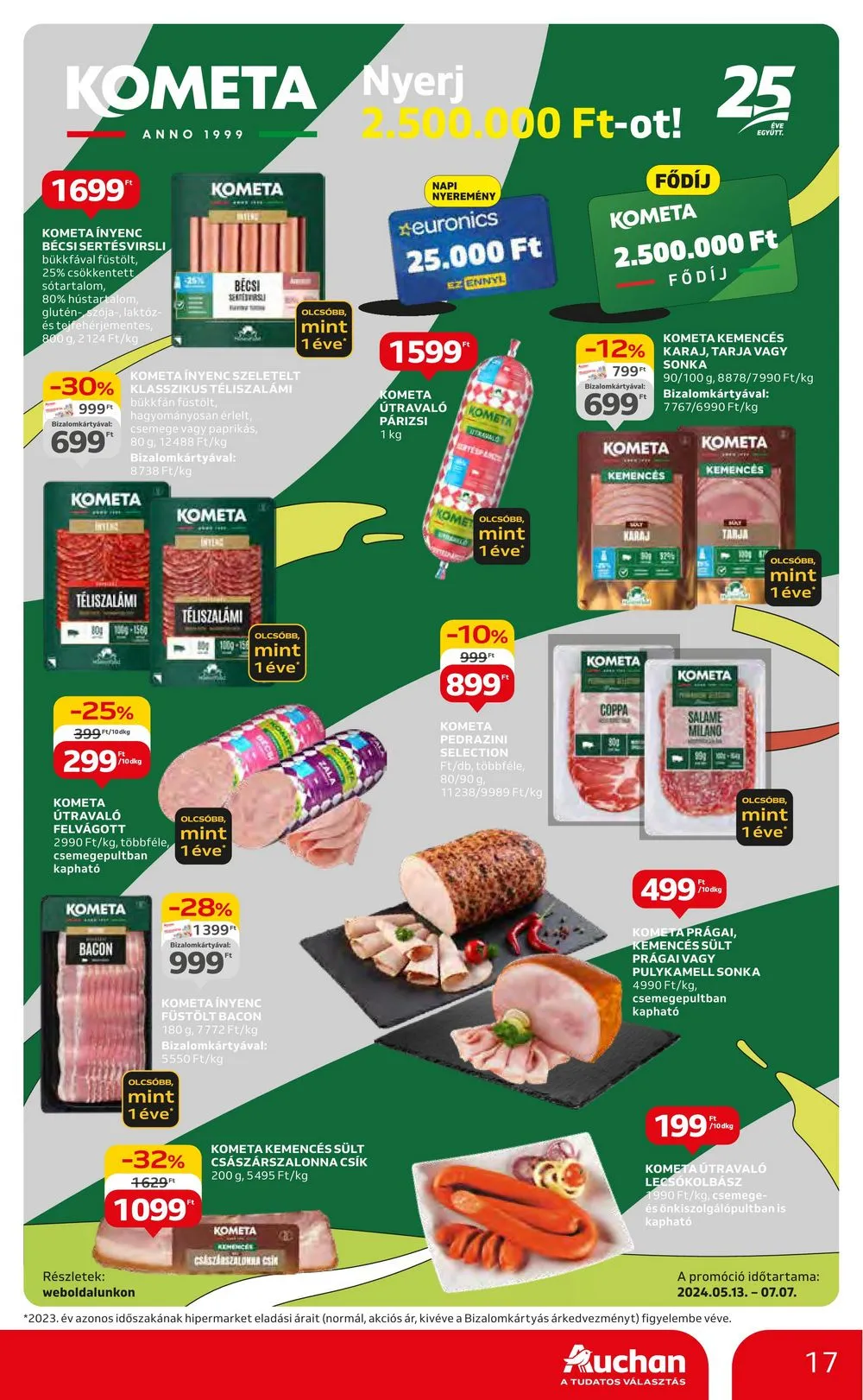 Auchan akciós újság Hipermarket 06.20–06.27 – 17. oldal