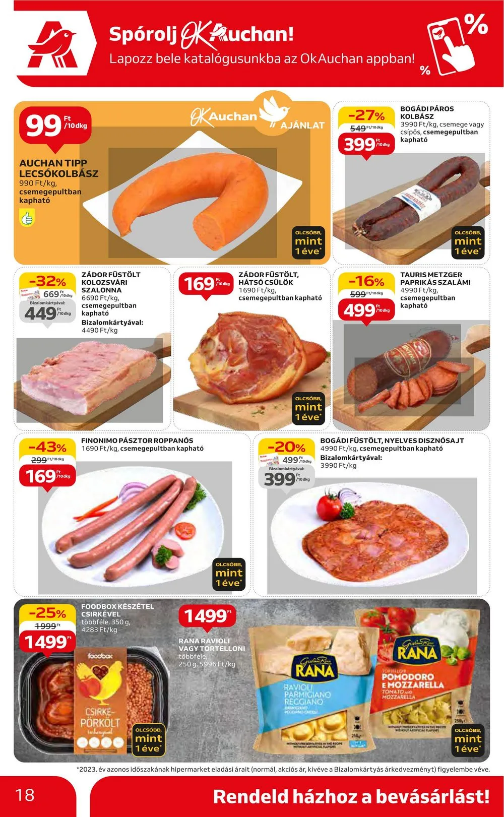 Auchan akciós újság Hipermarket 06.20–06.27 – 18. oldal