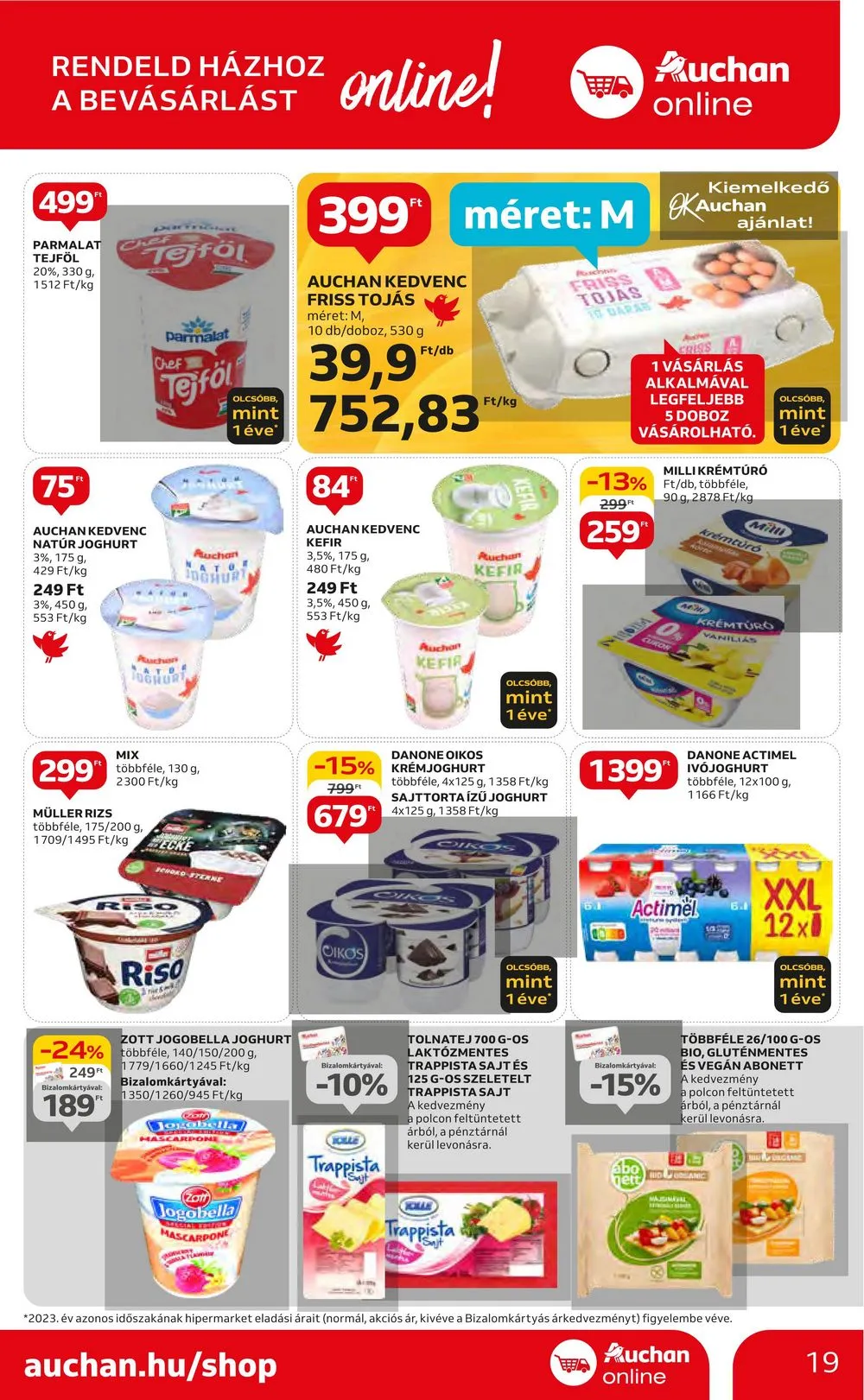 Auchan akciós újság Hipermarket 06.20–06.27 – 19. oldal
