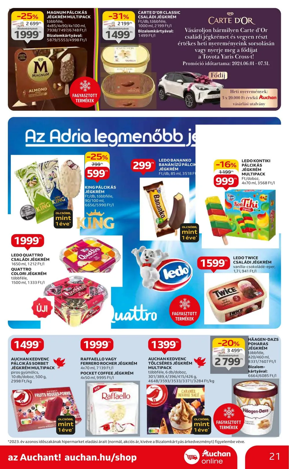 Auchan akciós újság Hipermarket 06.20–06.27 – 21. oldal