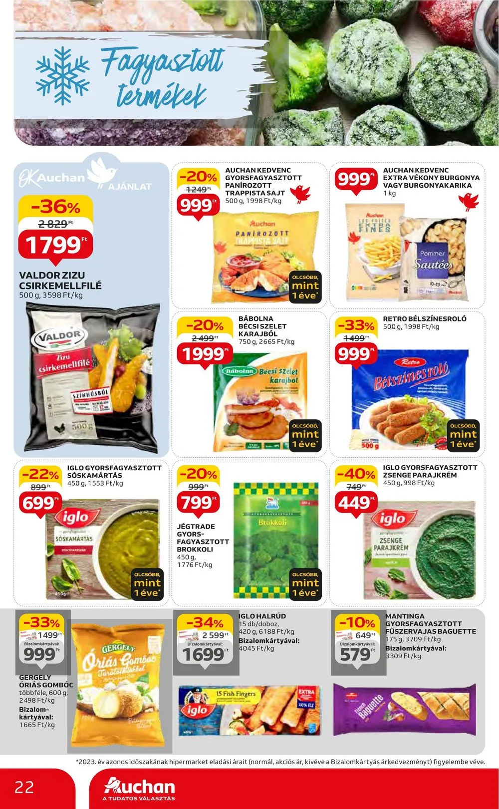 Auchan akciós újság Hipermarket 06.20–06.27 – 22. oldal
