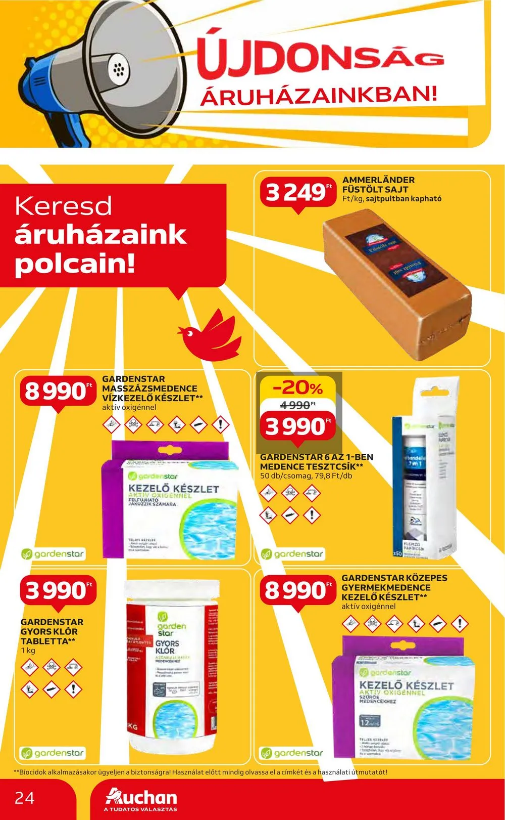 Auchan akciós újság Hipermarket 06.20–06.27 – 24. oldal