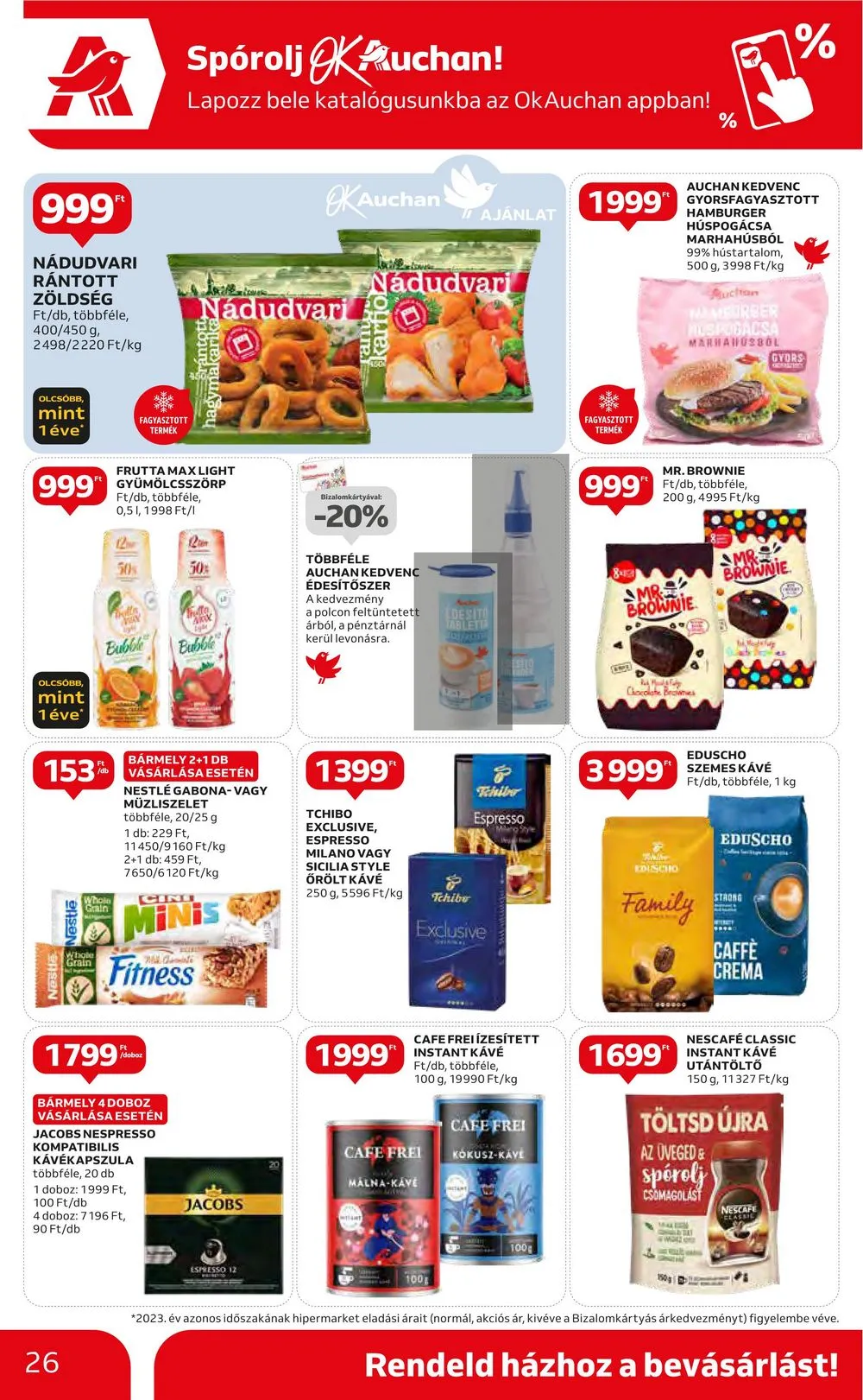 Auchan akciós újság Hipermarket 06.20–06.27 – 26. oldal