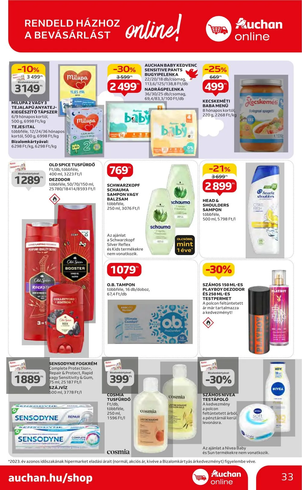 Auchan akciós újság Hipermarket 06.20–06.27 – 33. oldal