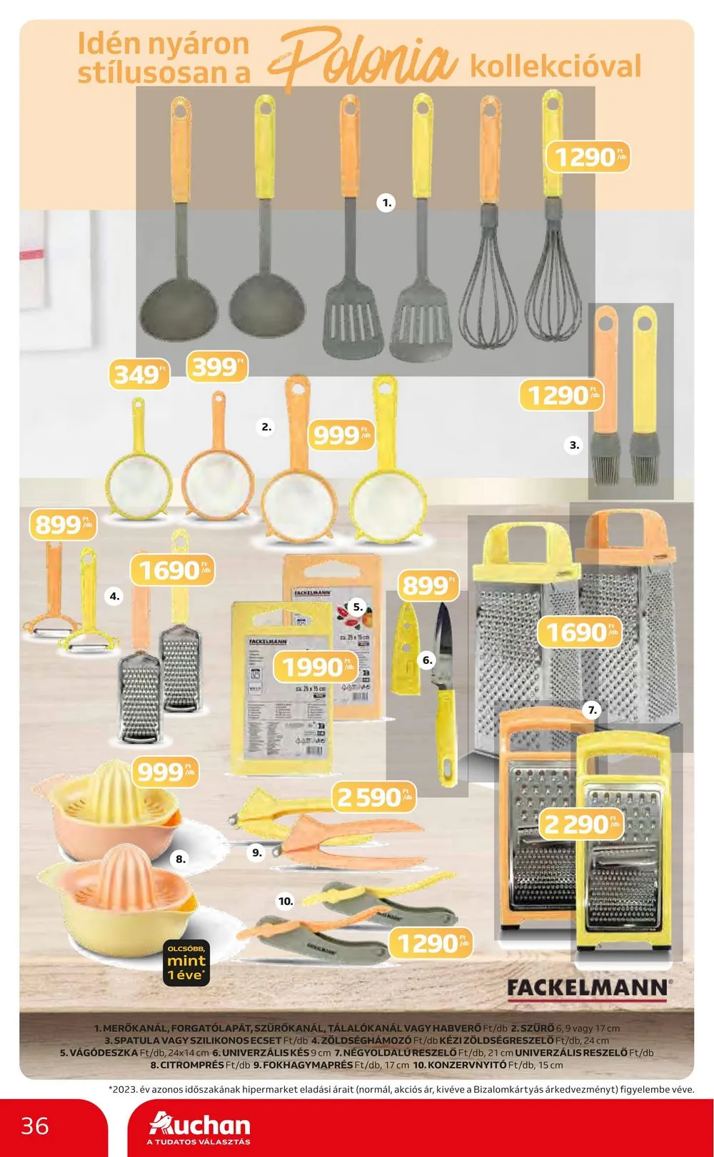 Auchan akciós újság Hipermarket 06.20–06.27 – 36. oldal