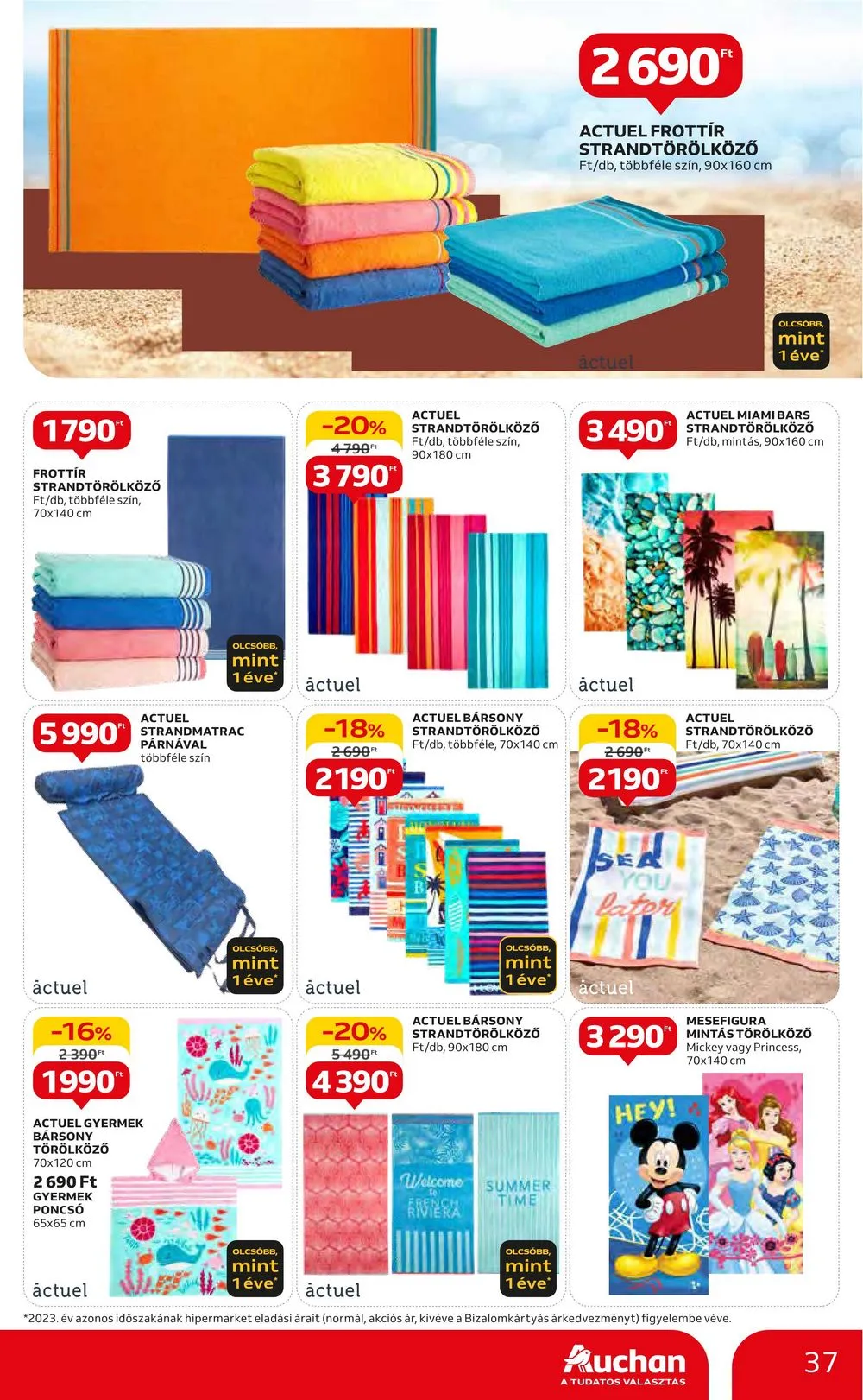 Auchan akciós újság Hipermarket 06.20–06.27 – 37. oldal