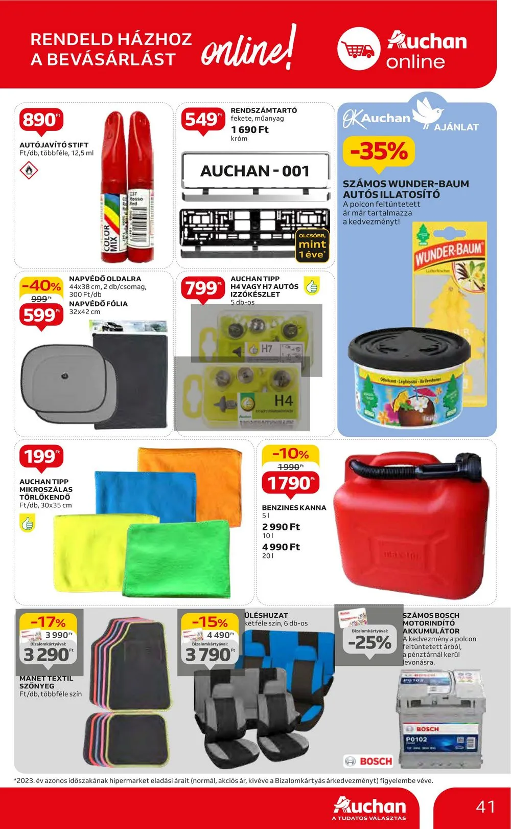 Auchan akciós újság Hipermarket 06.20–06.27 – 41. oldal