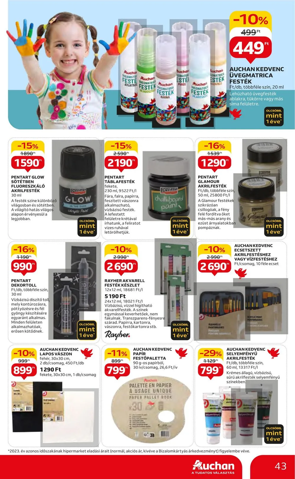 Auchan akciós újság Hipermarket 06.20–06.27 – 43. oldal