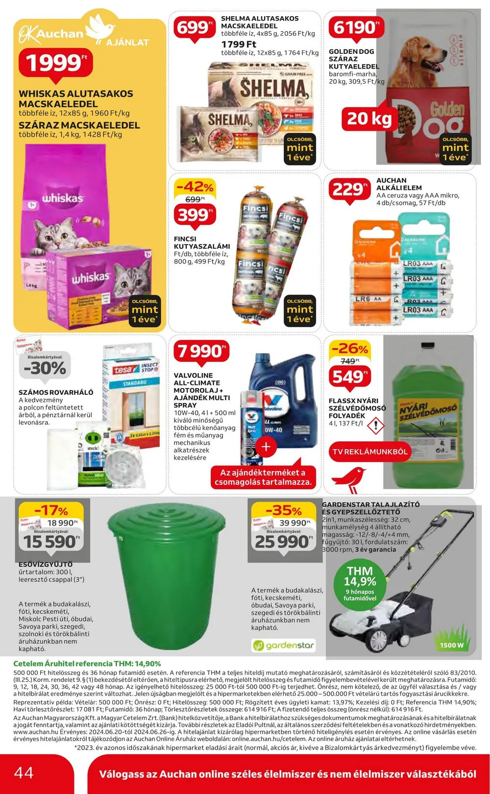 Auchan akciós újság Hipermarket 06.20–06.27 – 44. oldal