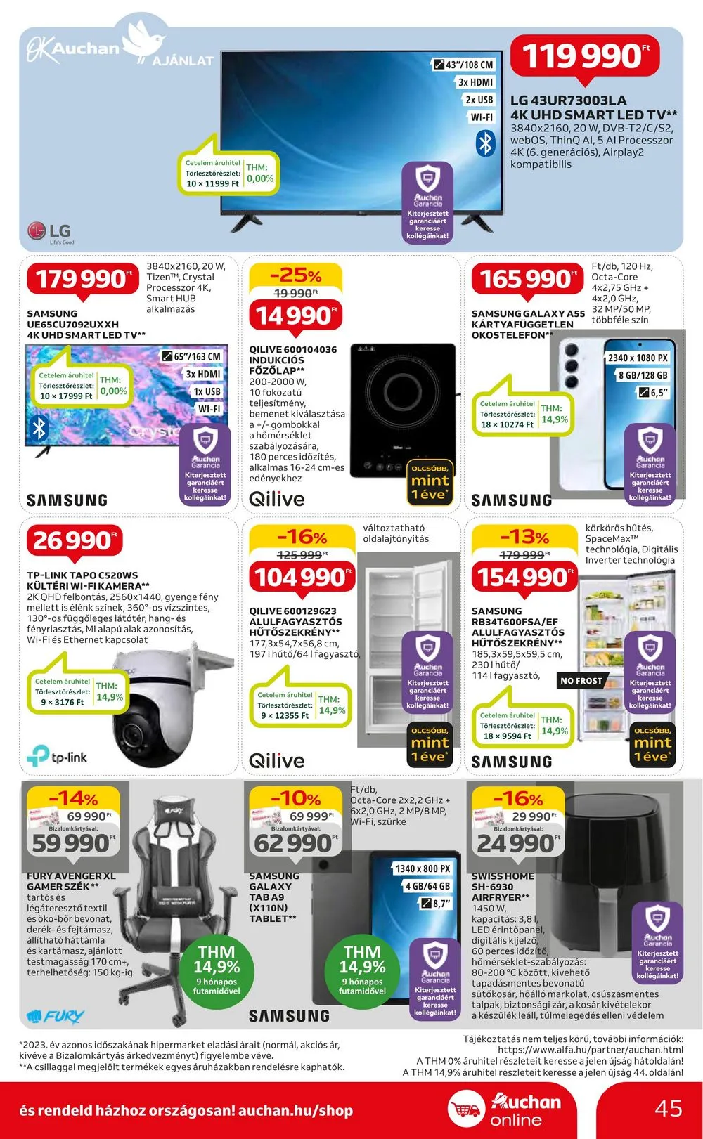 Auchan akciós újság Hipermarket 06.20–06.27 – 45. oldal