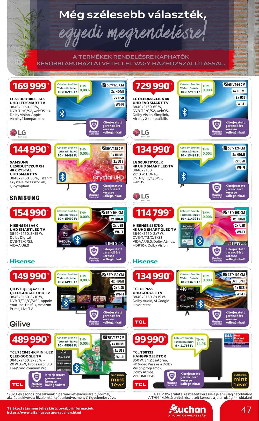 Auchan akciós újság Hipermarket 06.20–06.27 – 47. oldal