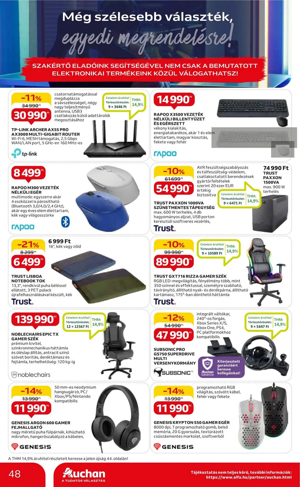 Auchan akciós újság Hipermarket 06.20–06.27 – 48. oldal