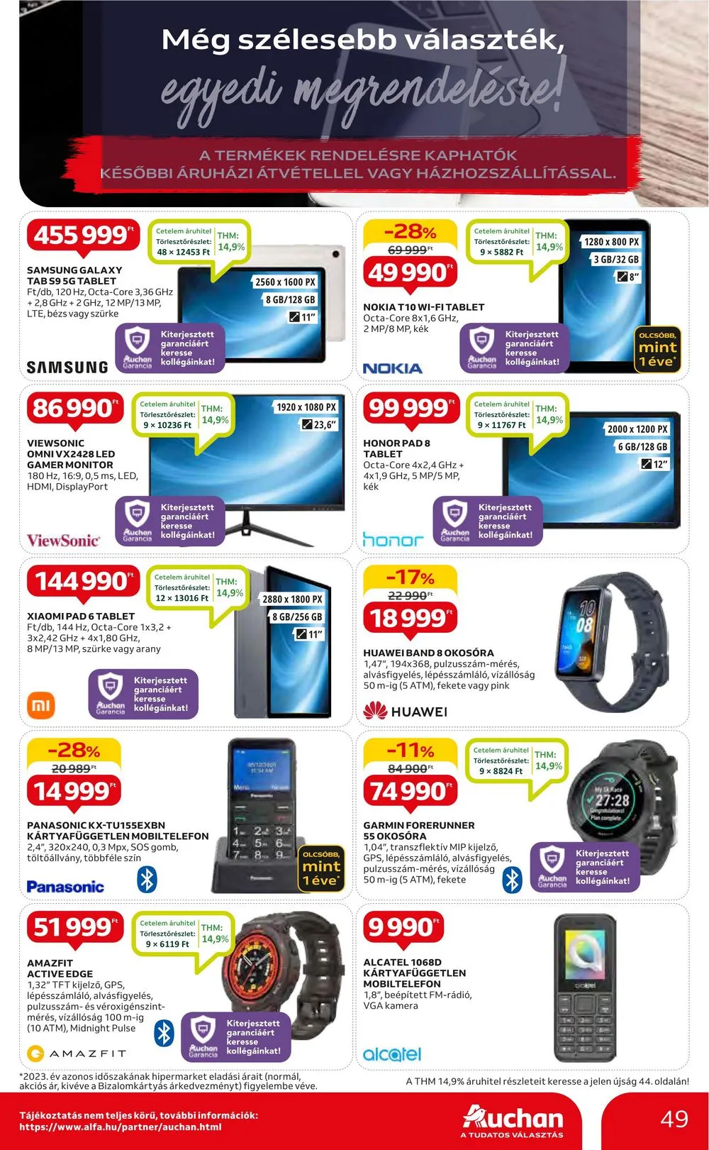 Auchan akciós újság Hipermarket 06.20–06.27 – 49. oldal