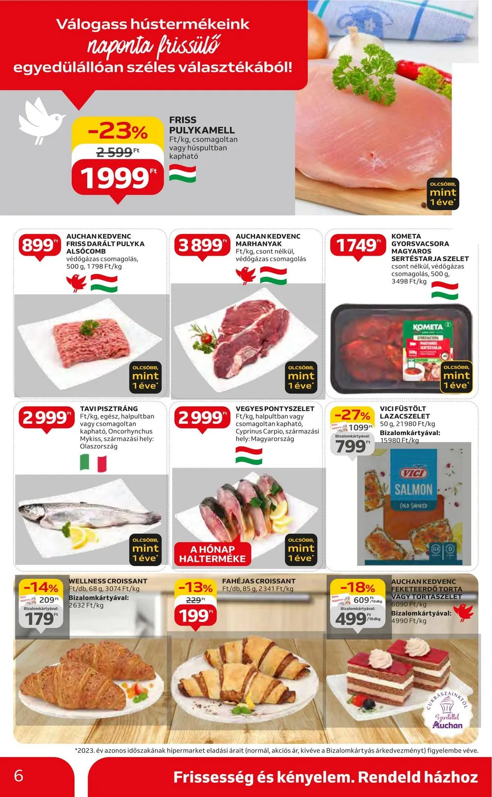 Auchan akciós újság Hipermarket 06.20–06.27 – 6. oldal