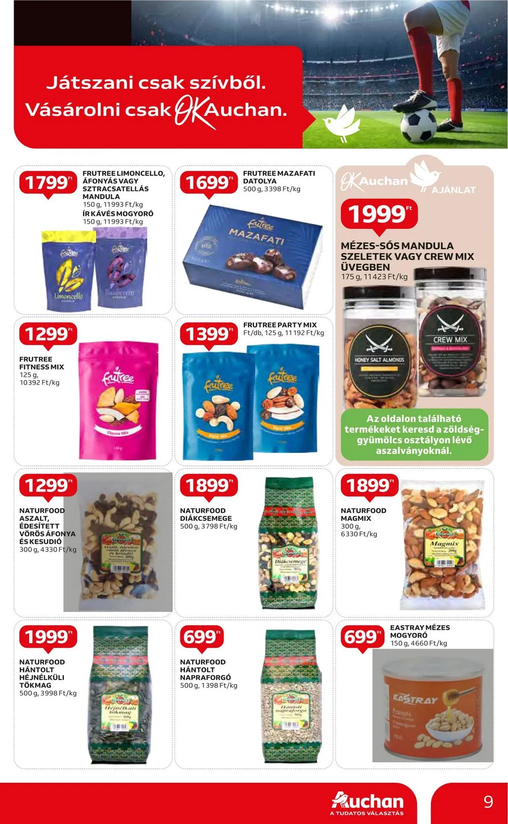 Auchan akciós újság Hipermarket 06.20–06.27 – 9. oldal