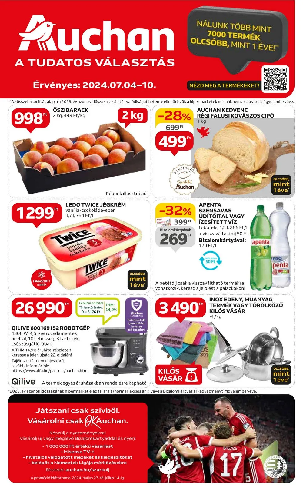 Auchan akciós újság Hipermarket 07.04–07.10