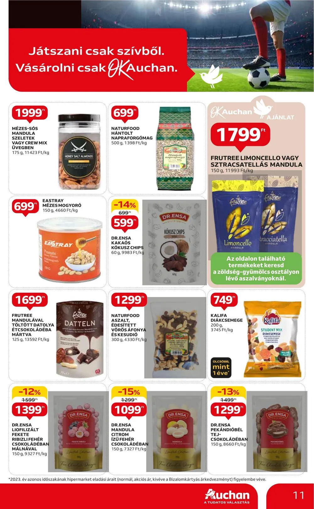 Auchan akciós újság Hipermarket 07.04–07.10 – 11. oldal