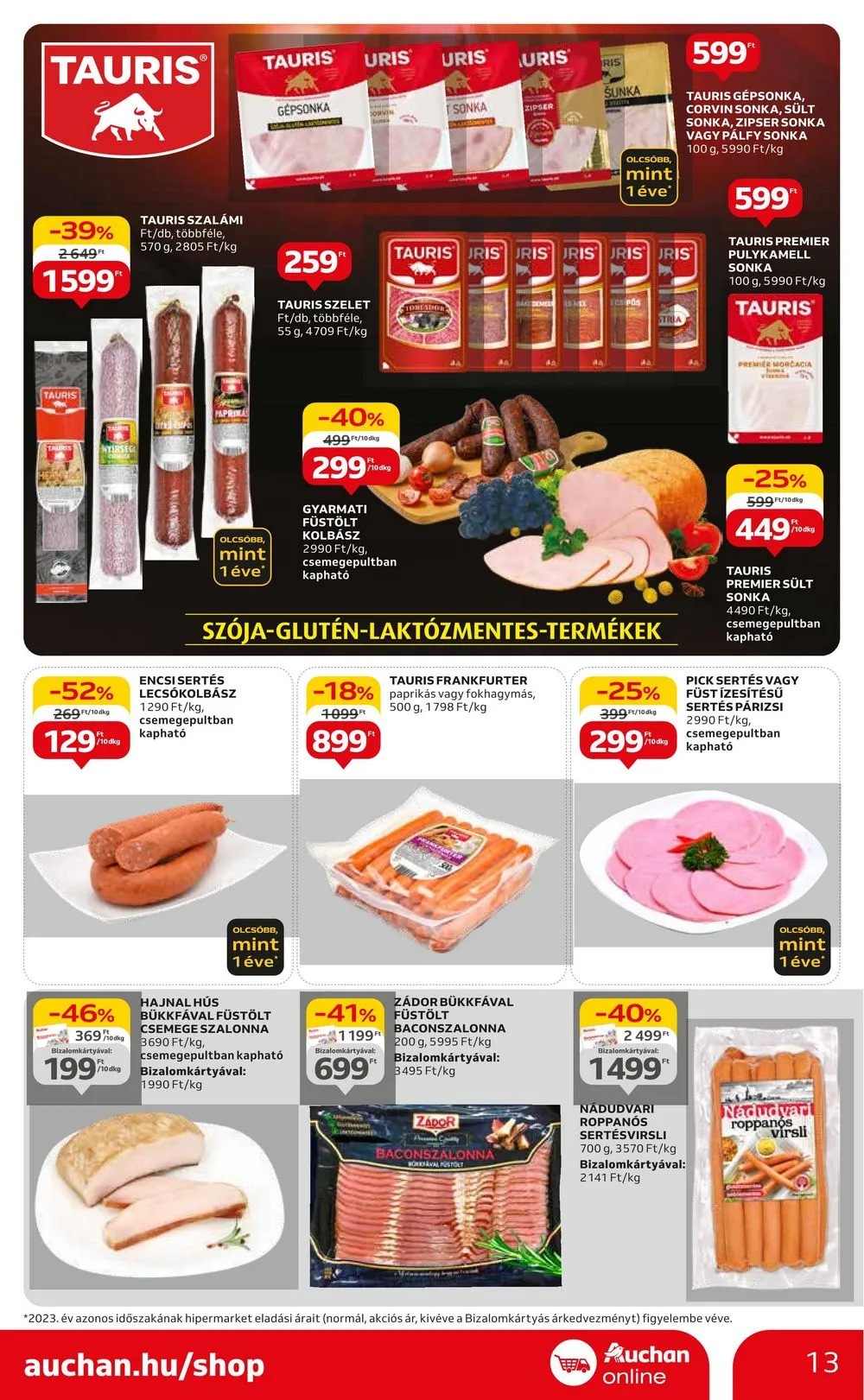 Auchan akciós újság Hipermarket 07.04–07.10 – 13. oldal
