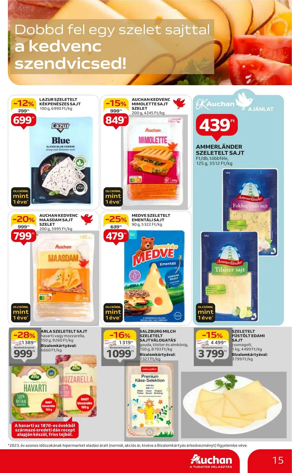 Auchan akciós újság Hipermarket 07.04–07.10 – 15. oldal