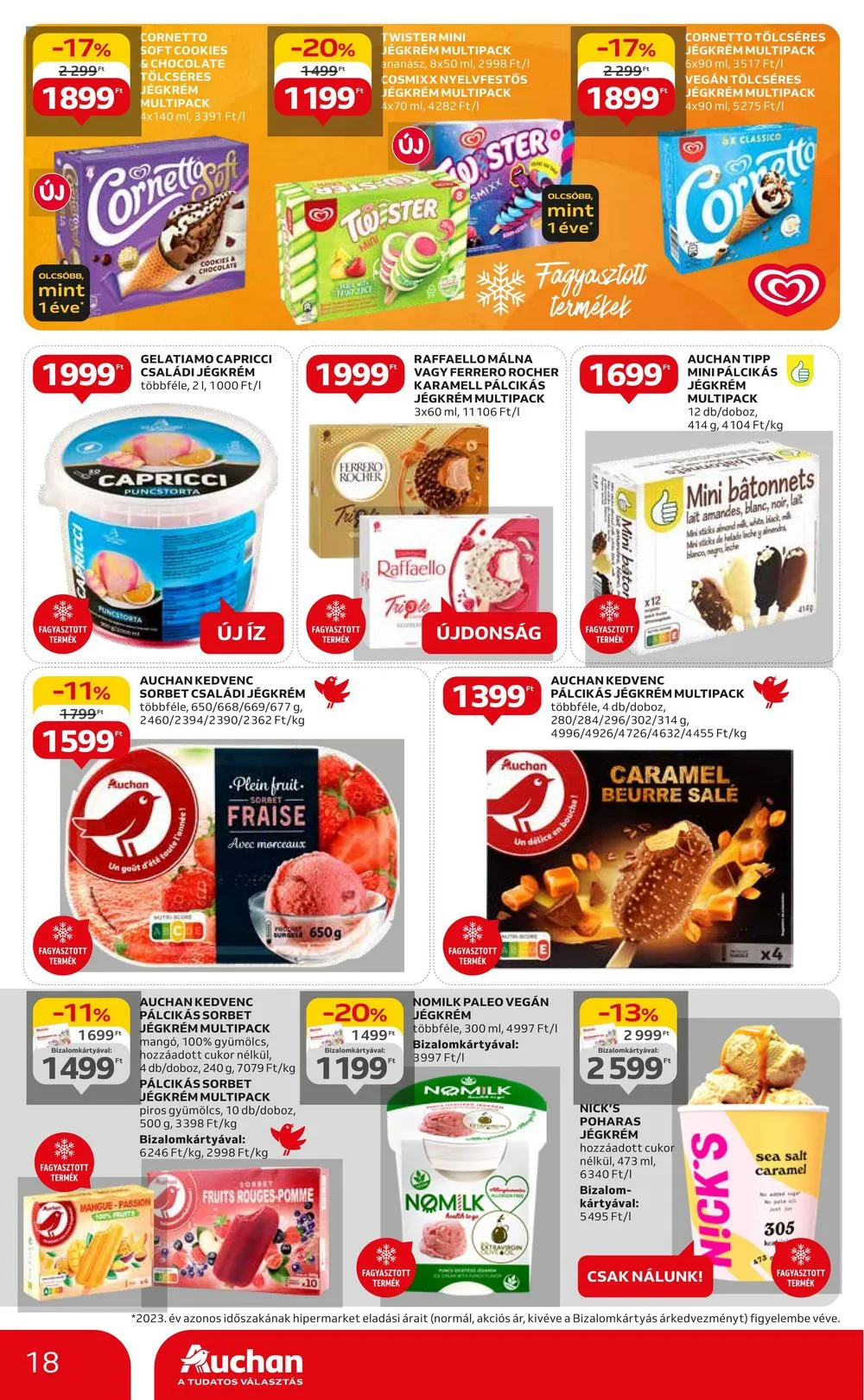 Auchan akciós újság Hipermarket 07.04–07.10 – 18. oldal