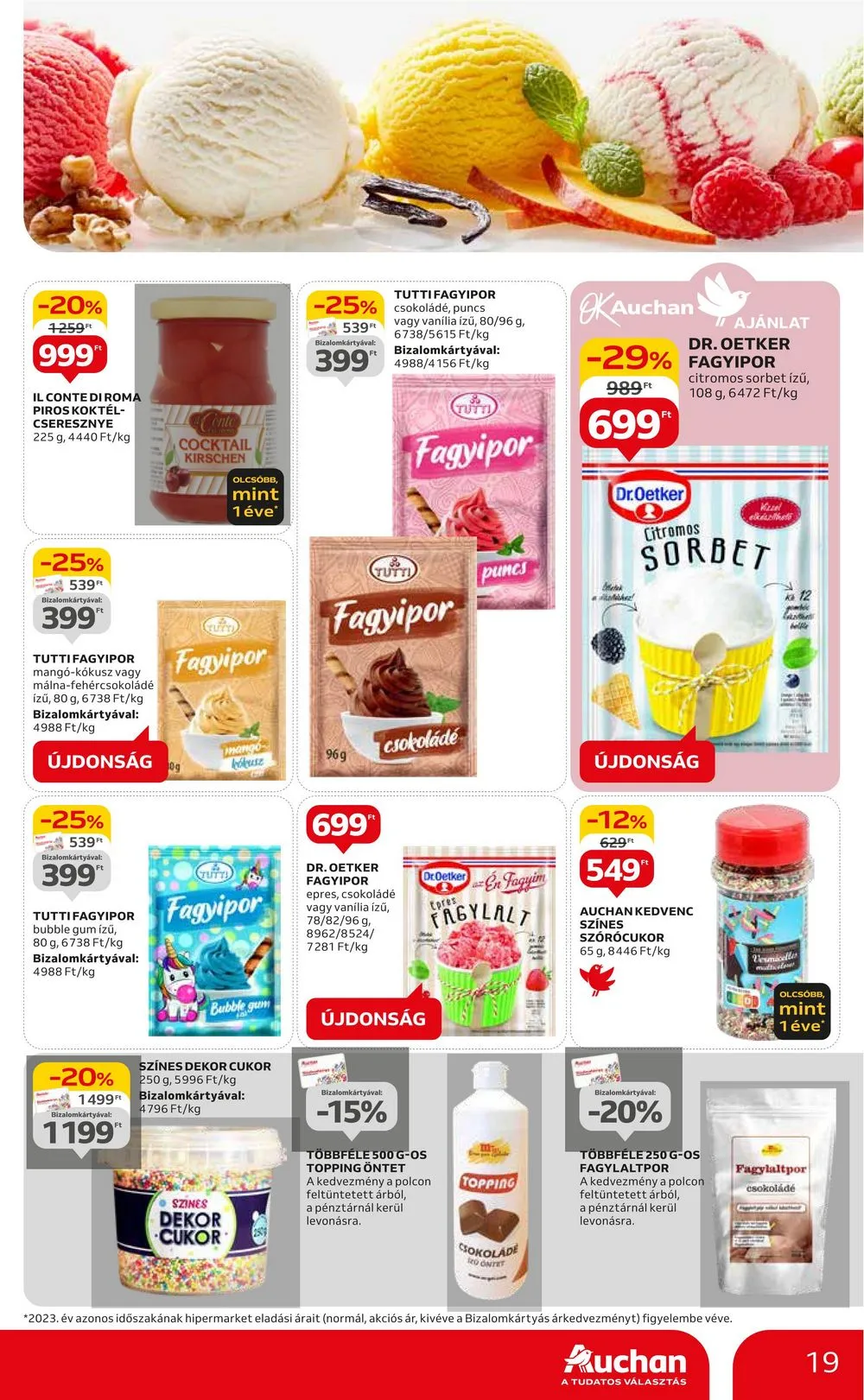 Auchan akciós újság Hipermarket 07.04–07.10 – 19. oldal