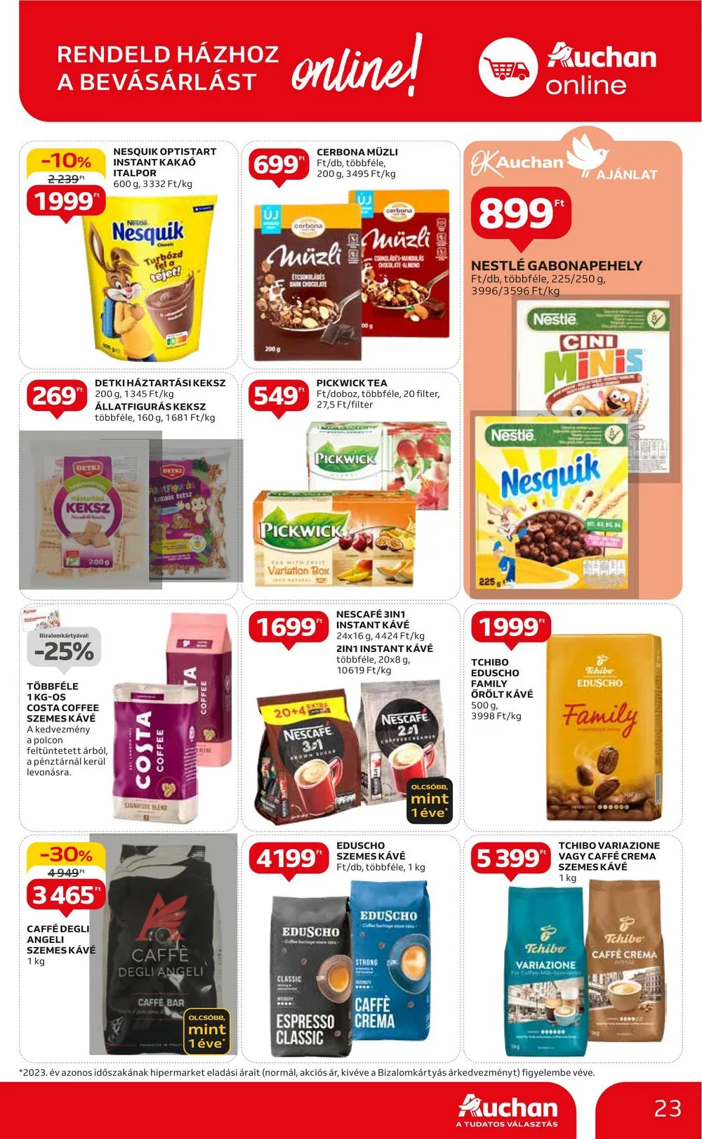 Auchan akciós újság Hipermarket 07.04–07.10 – 23. oldal