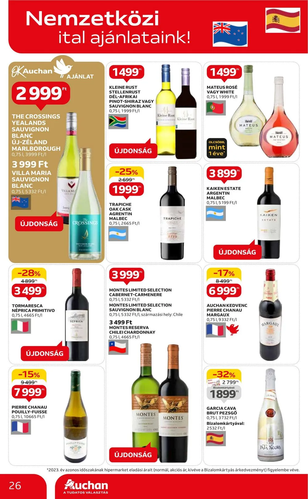 Auchan akciós újság Hipermarket 07.04–07.10 – 26. oldal